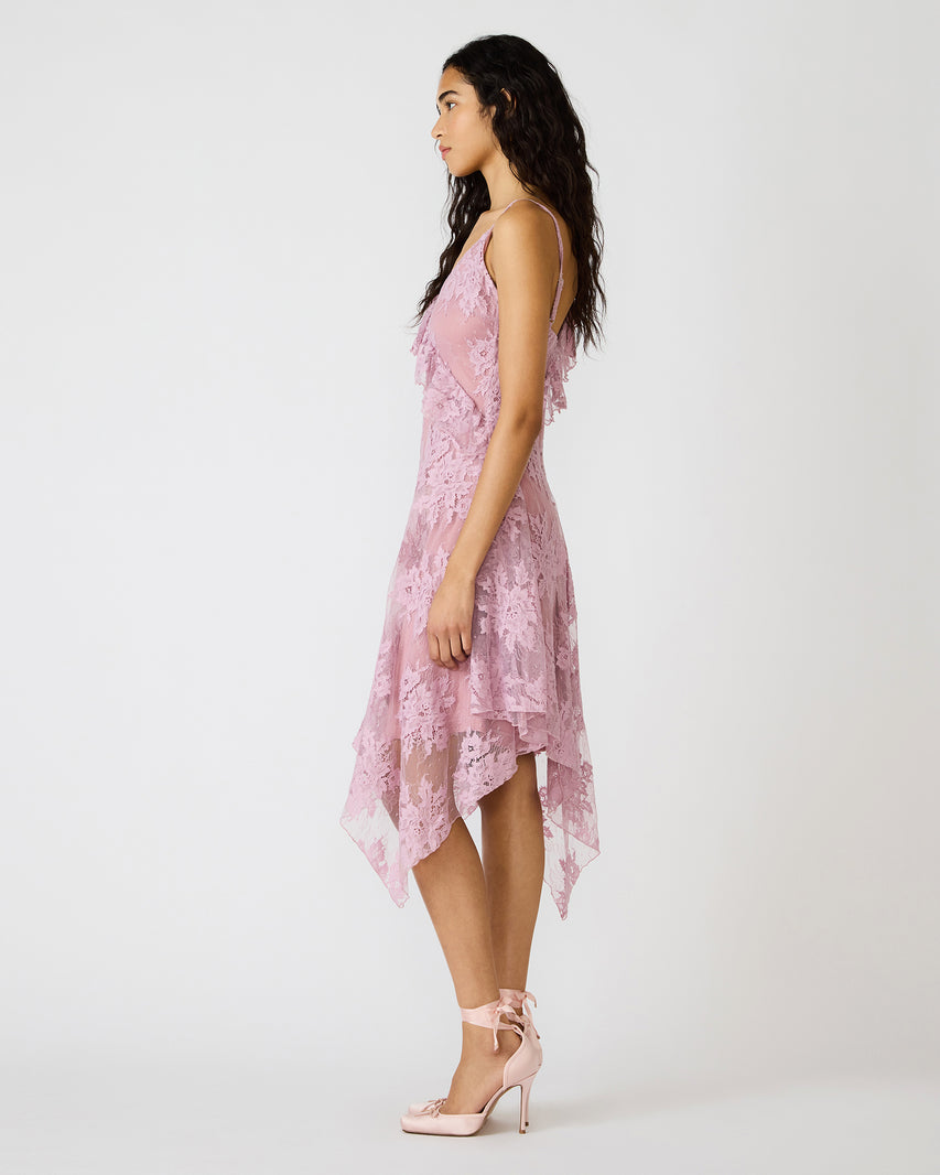 DARIELLA DRESS MAUVE SHADOWS - view 3