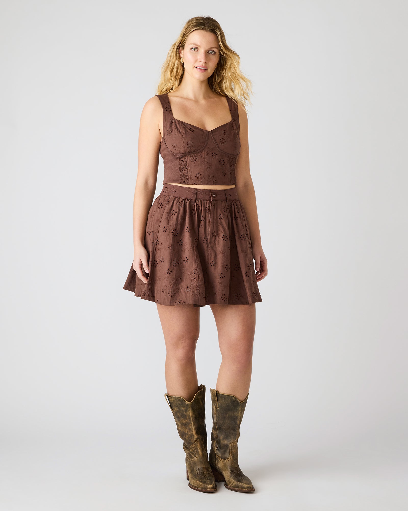 VANNY SKIRT WALNUT - view 6
