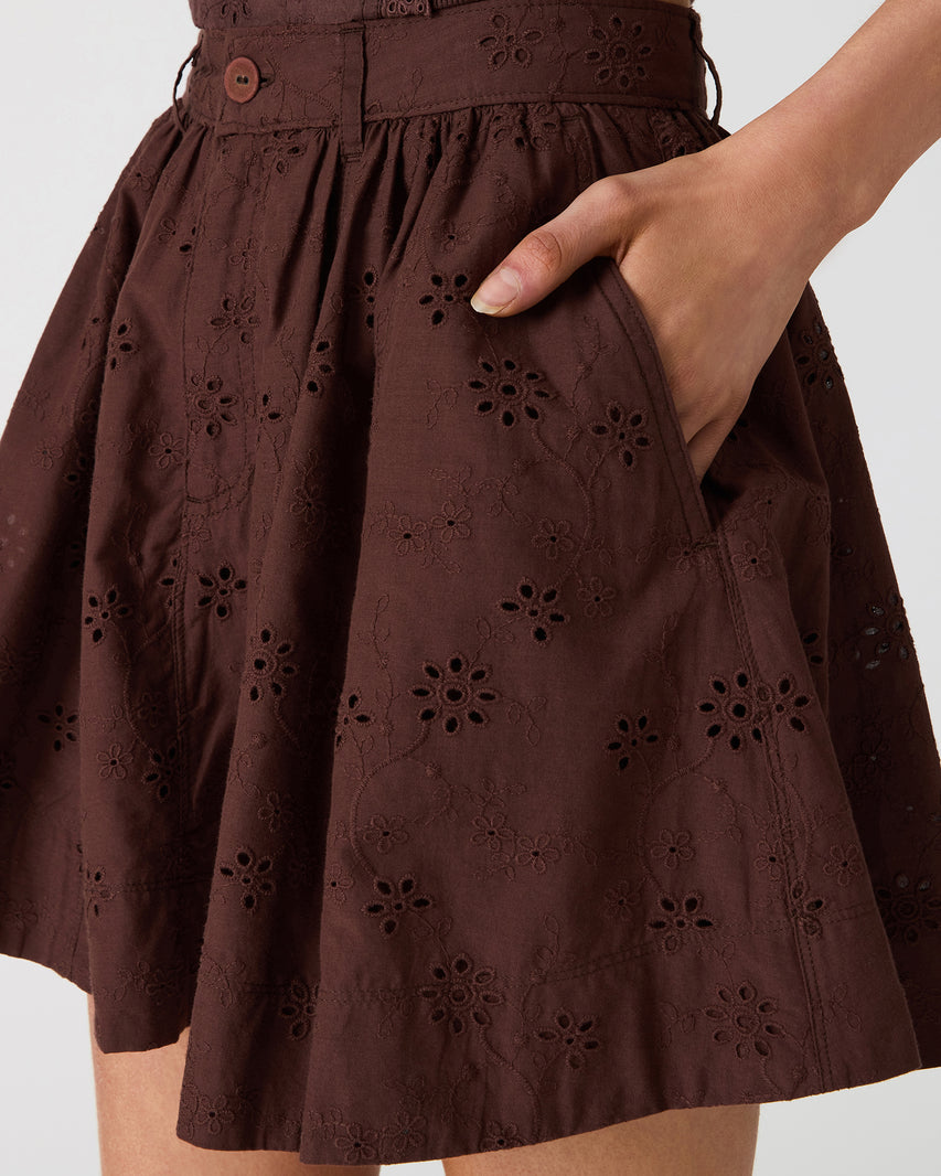 VANNY SKIRT WALNUT - view 4