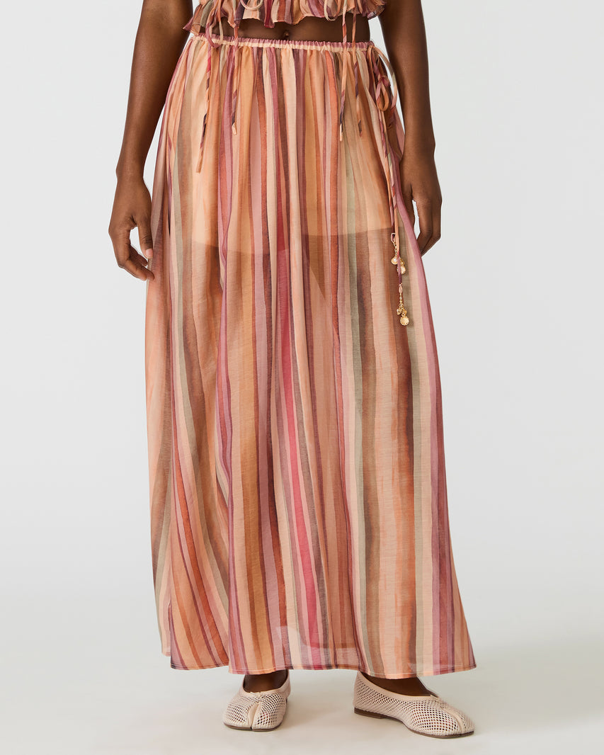 SHILLOH SKIRT STRIPE MULTI - view 2