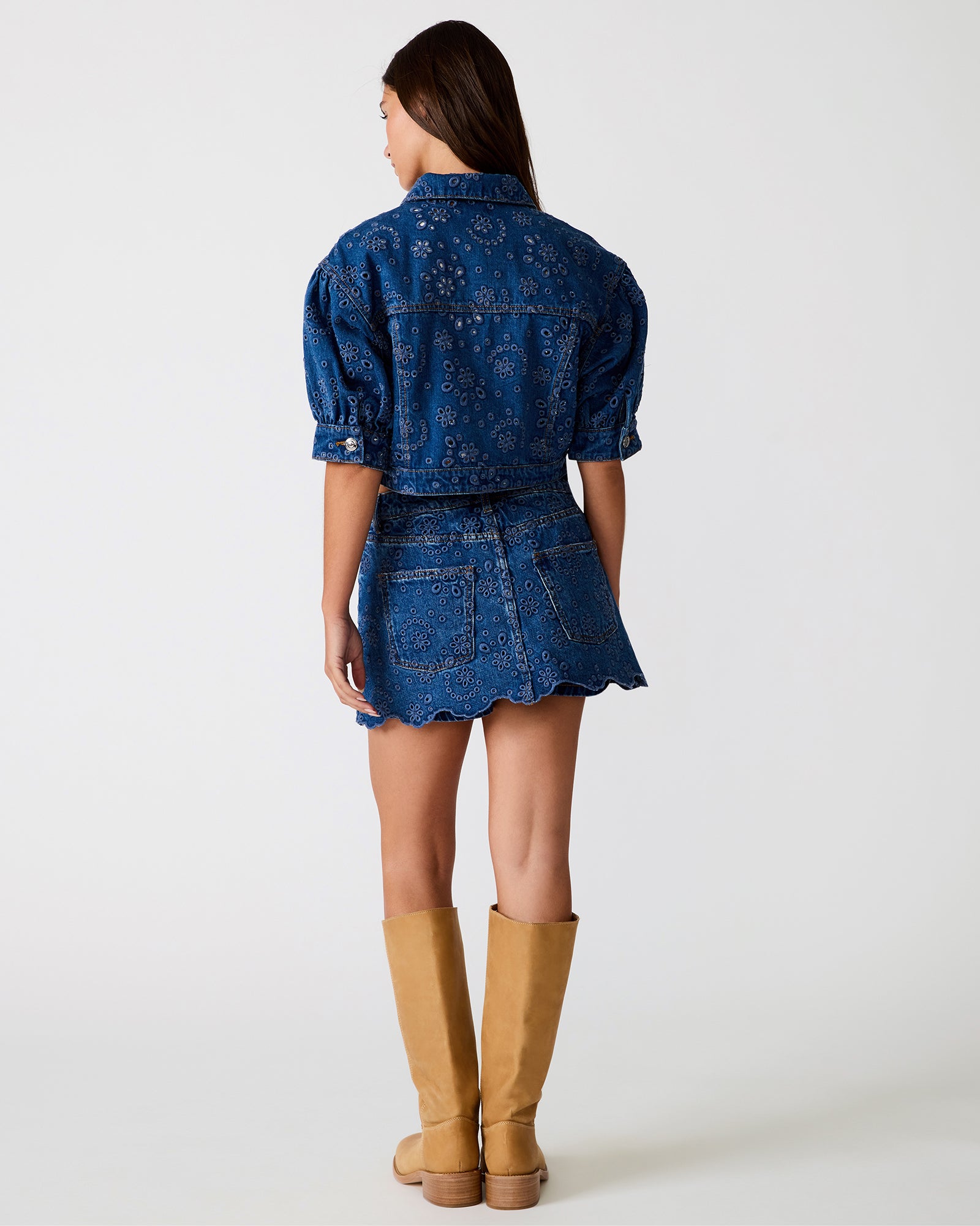 serafina denim dress Reformation Serafina Denim Midi-Dress