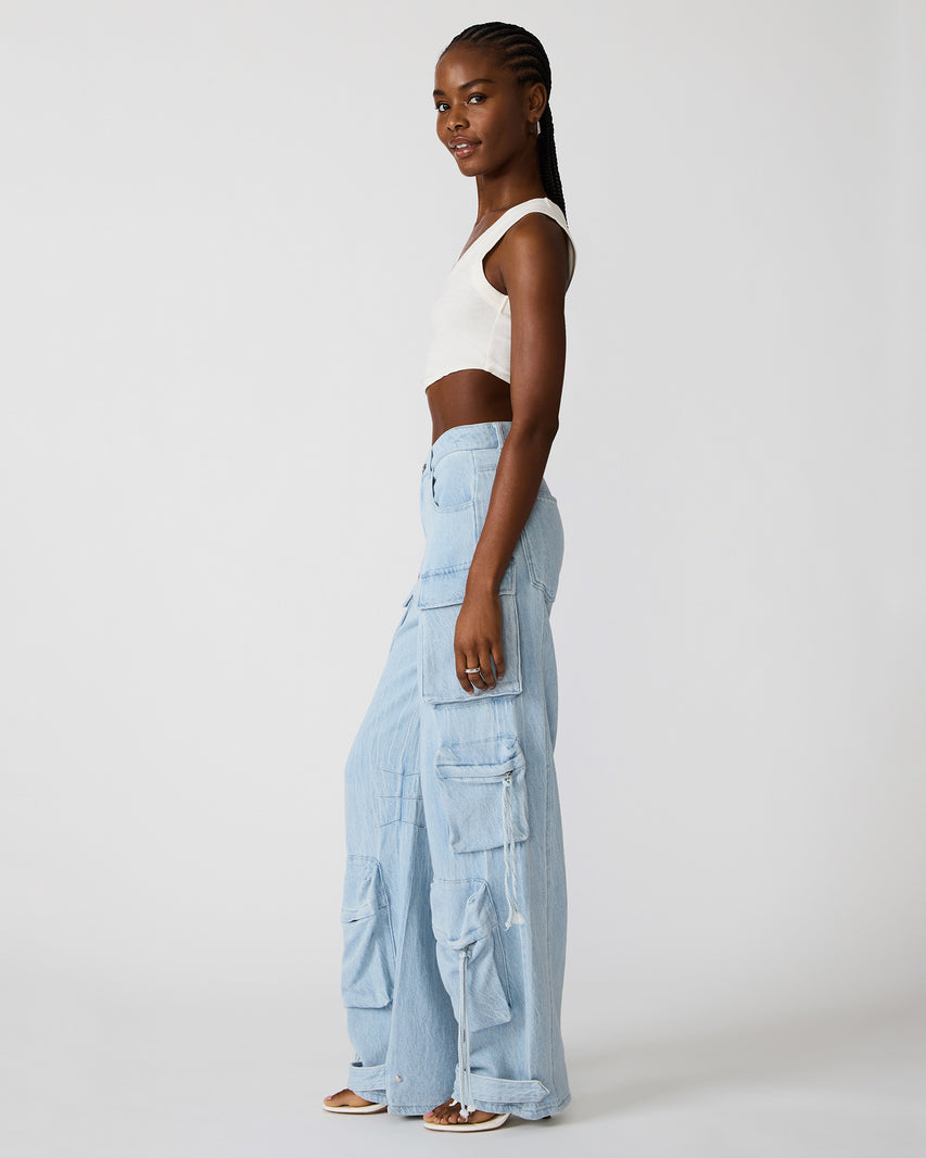 DUO PANT FADED BLUE DENIM - view 4