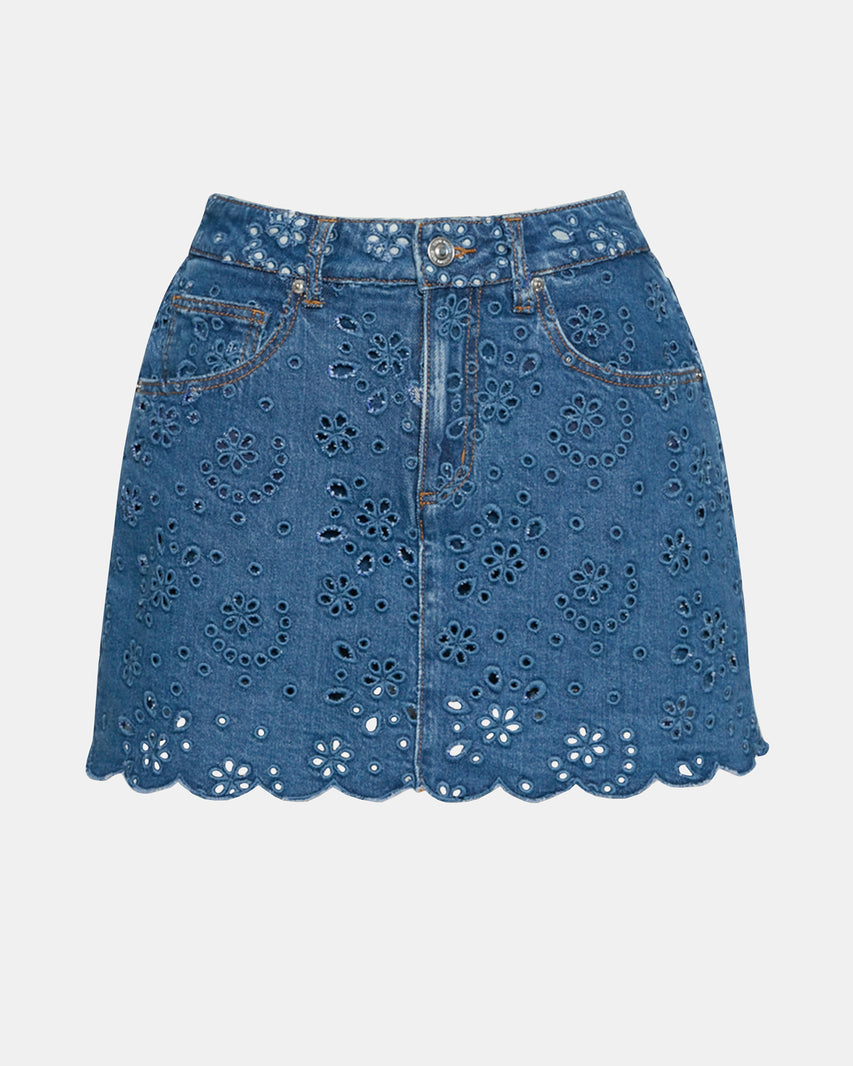 DELILAH SKORT BLUE DEPTHS - view 8