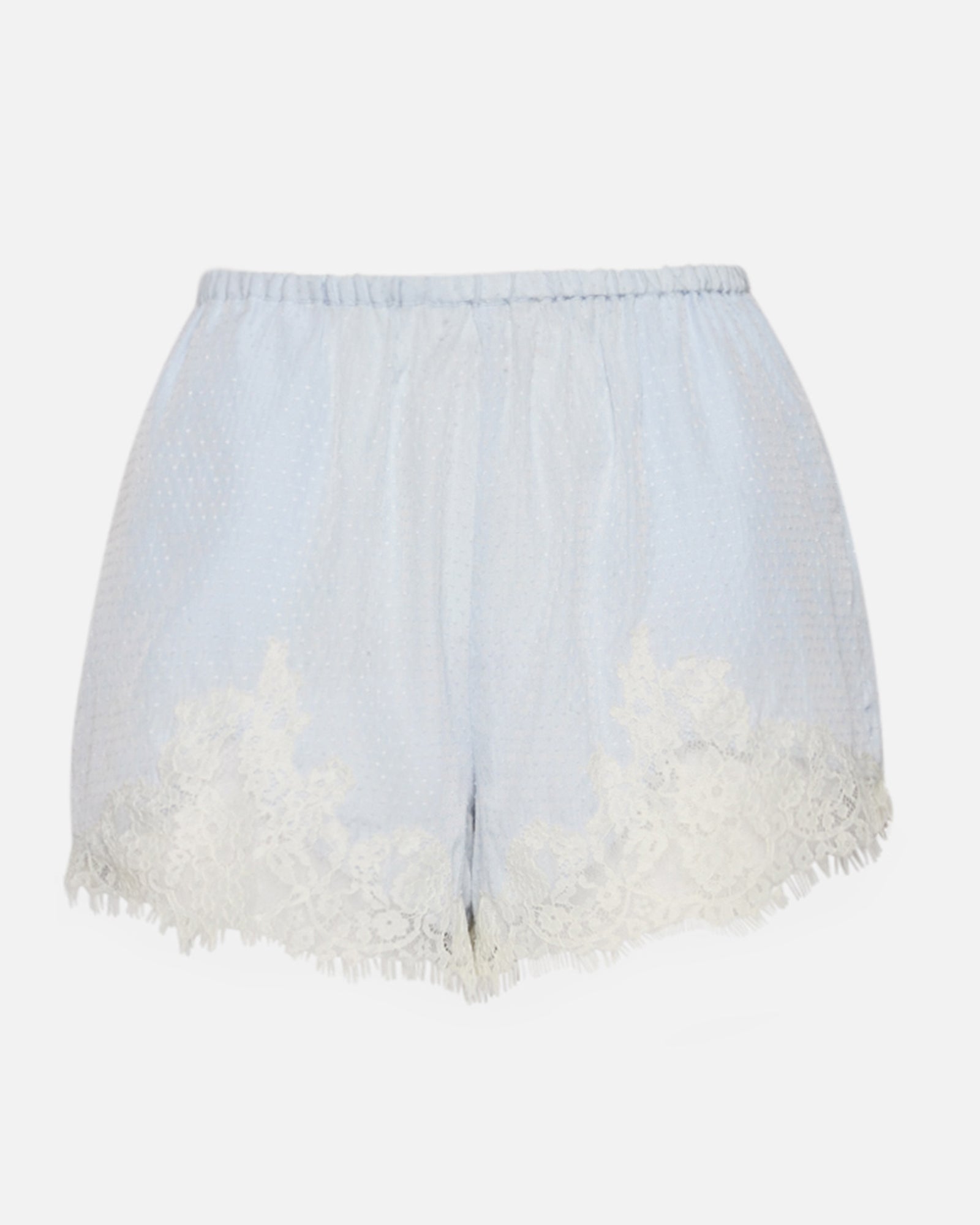 DAISEE Blue Ice Elastic Lace-Detail Women's Shorts – Steve Madden