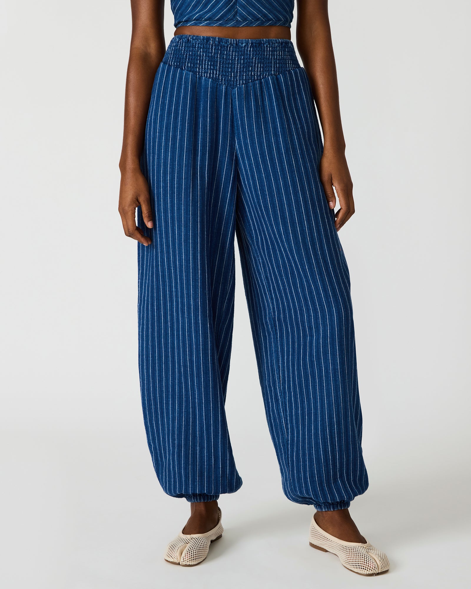 TILLIE PANT MIXED INDIGO - view 2
