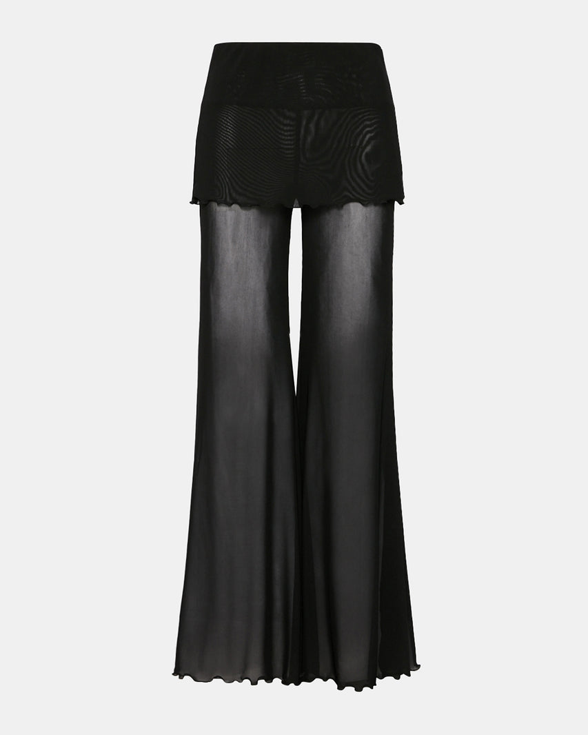 VEADA KNIT PANTS BLACK - view 6