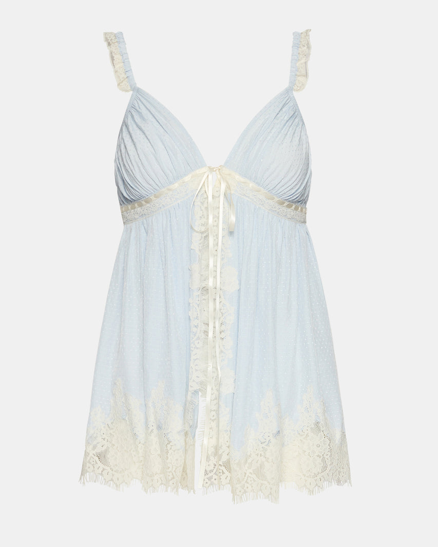 MAZIE TOP BLUE ICE - view 8