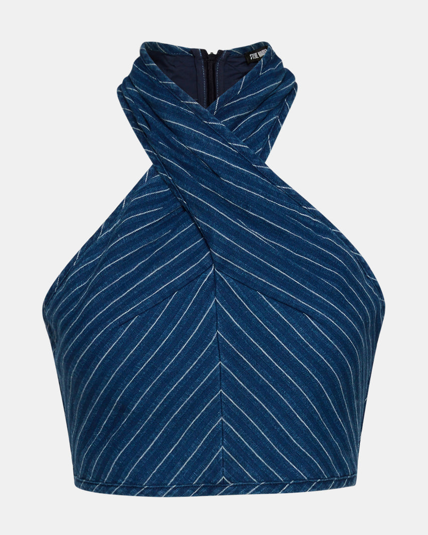WINNIE TOP MIXED INDIGO - view 7