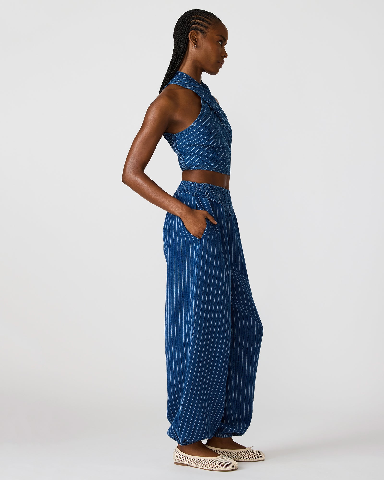WINNIE TOP MIXED INDIGO - view 4