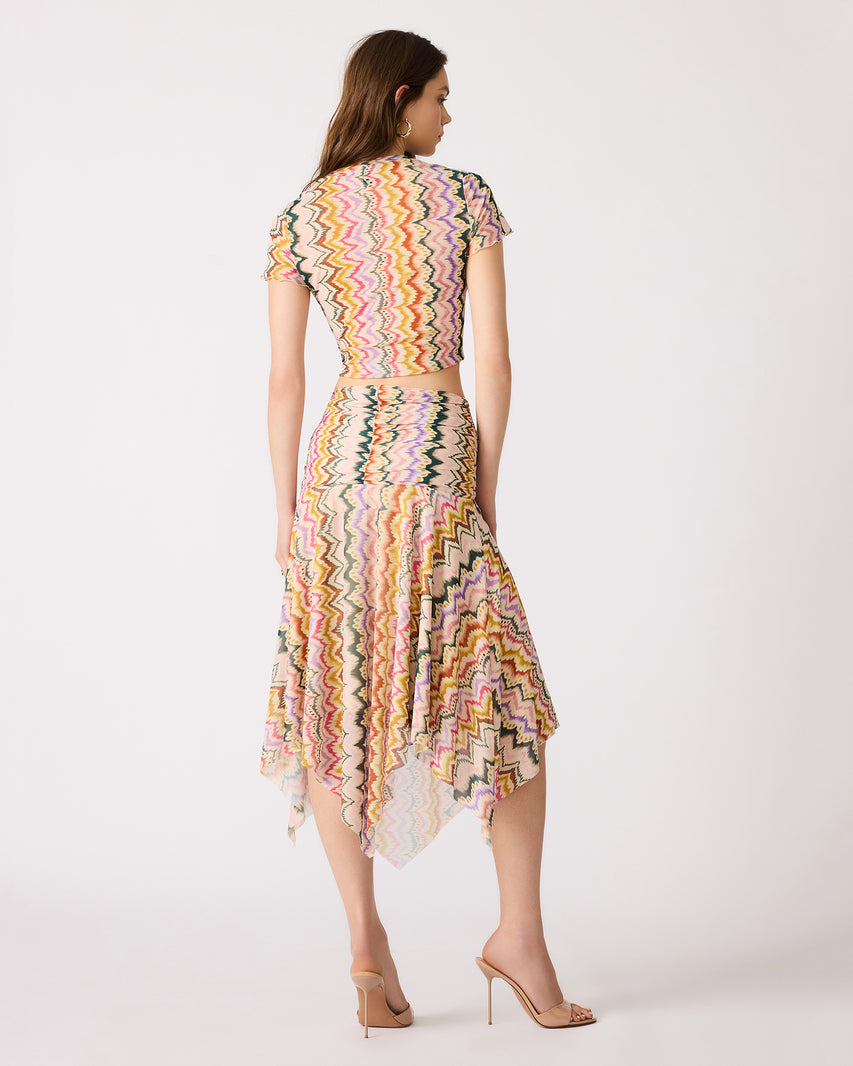 LARKE KNIT TOP RAINBOW VISION - view 5