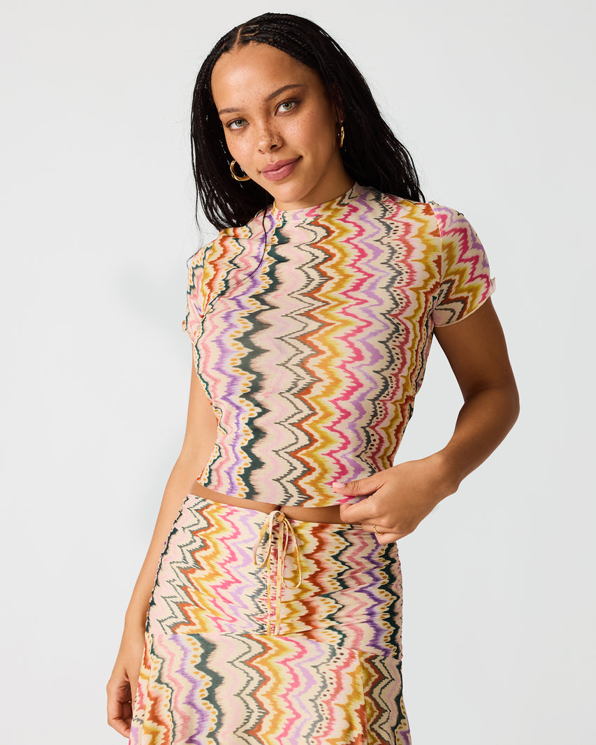 LARKE KNIT TOP RAINBOW VISION - view 7