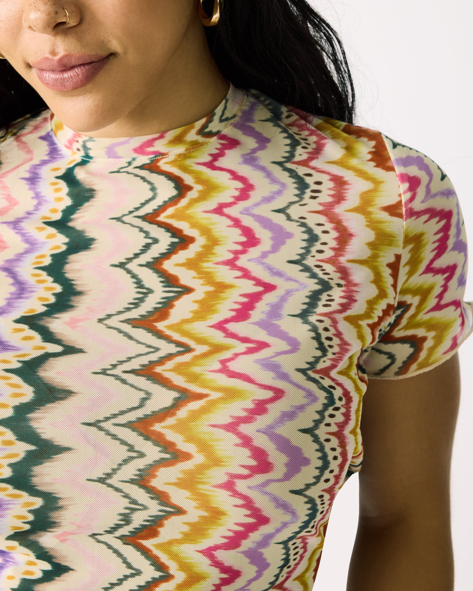LARKE KNIT TOP RAINBOW VISION - view 8