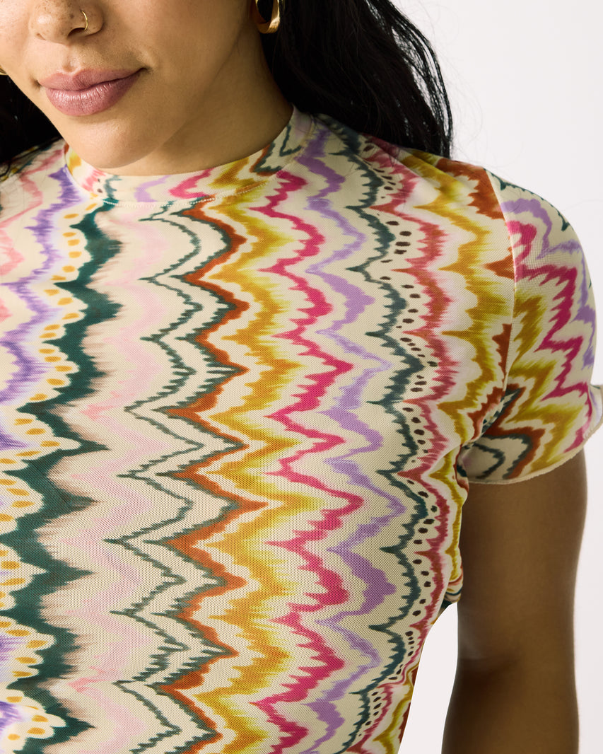 LARKE KNIT TOP RAINBOW VISION - view 8