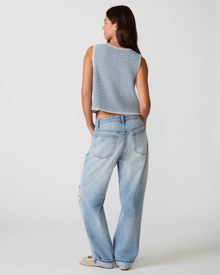 ANNYA SWEATER VEST BLUE ICE - view 5