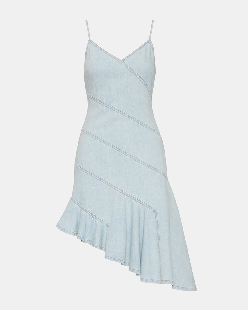 ELLIS DRESS HAZEY BLUE - view 6