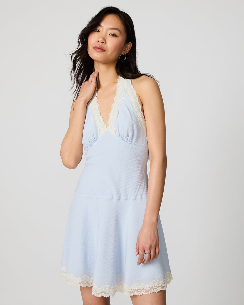 LIZA DRESS BLUE ICE - view 2