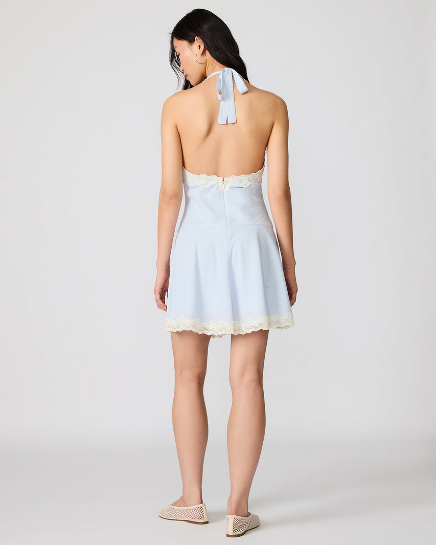 LIZA DRESS BLUE ICE - view 5