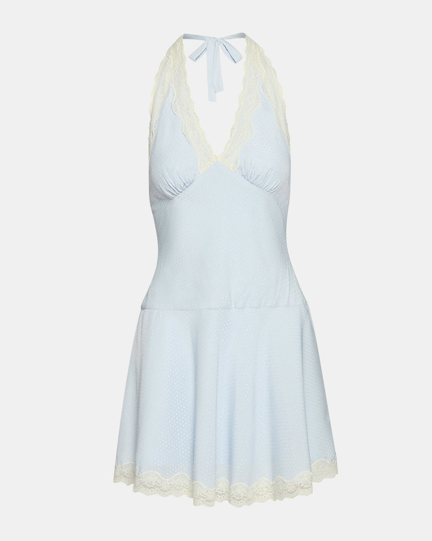 LIZA DRESS BLUE ICE - view 6
