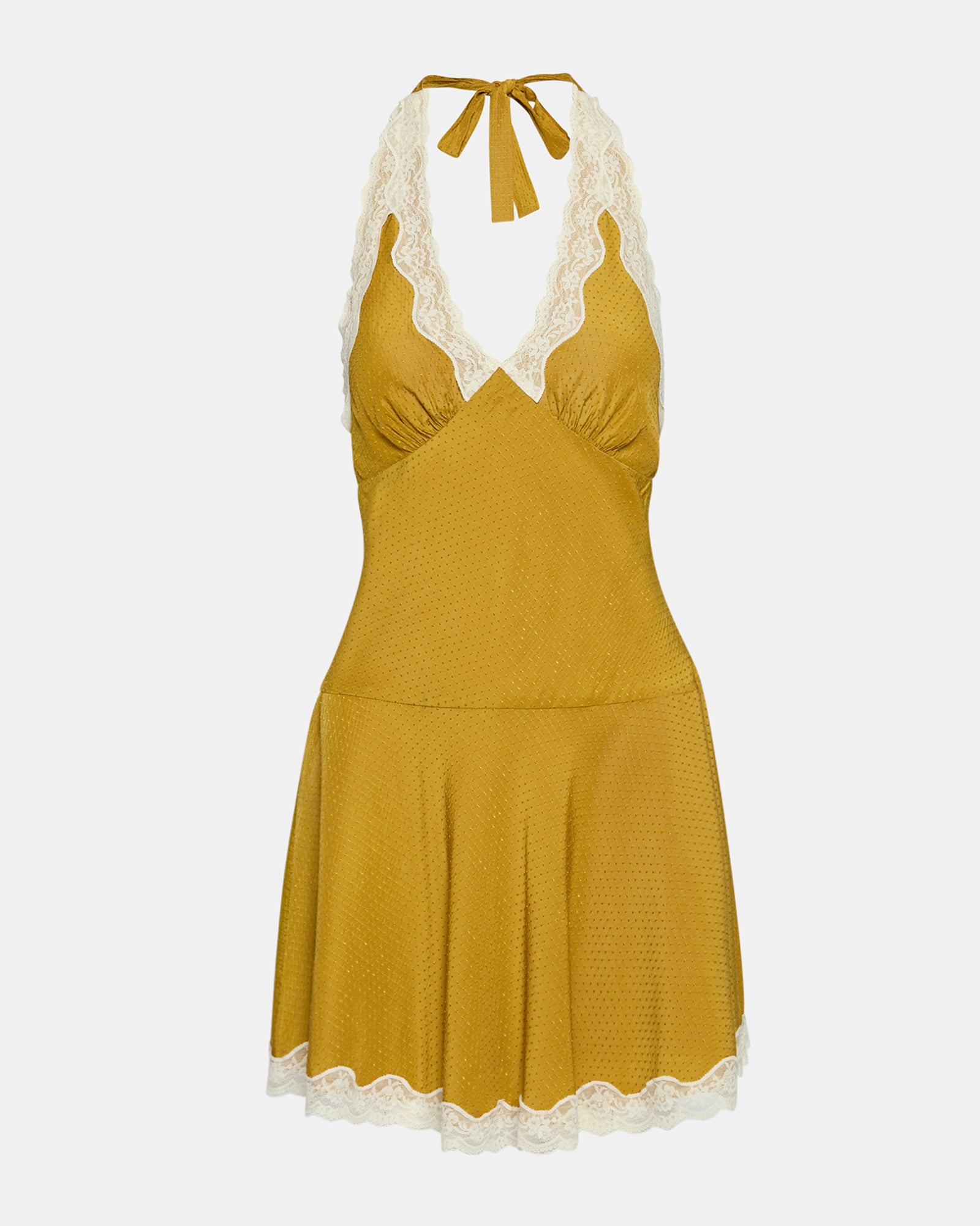 LIZA DRESS THYME GREEN - view 6