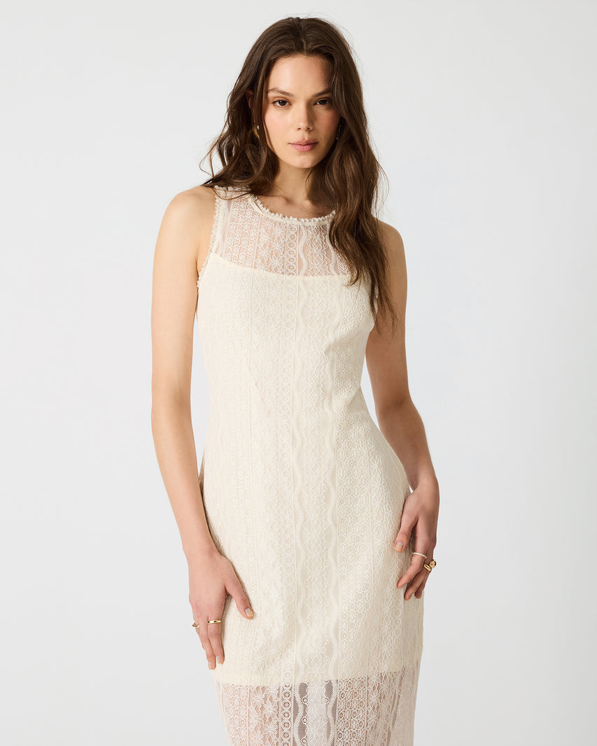 NYSSA DRESS IVORY - view 2