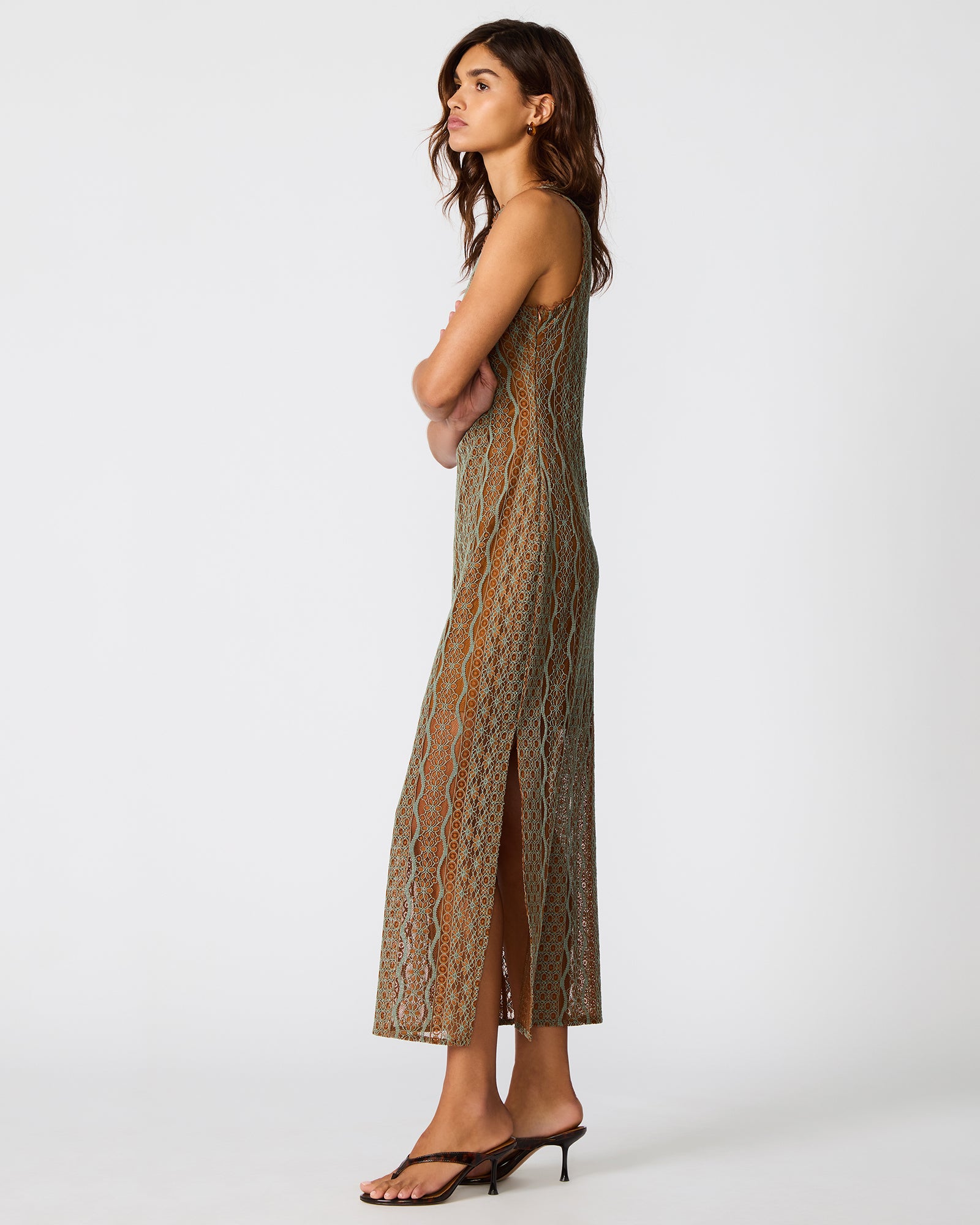 NYSSA DRESS RUST MULTI - view 3