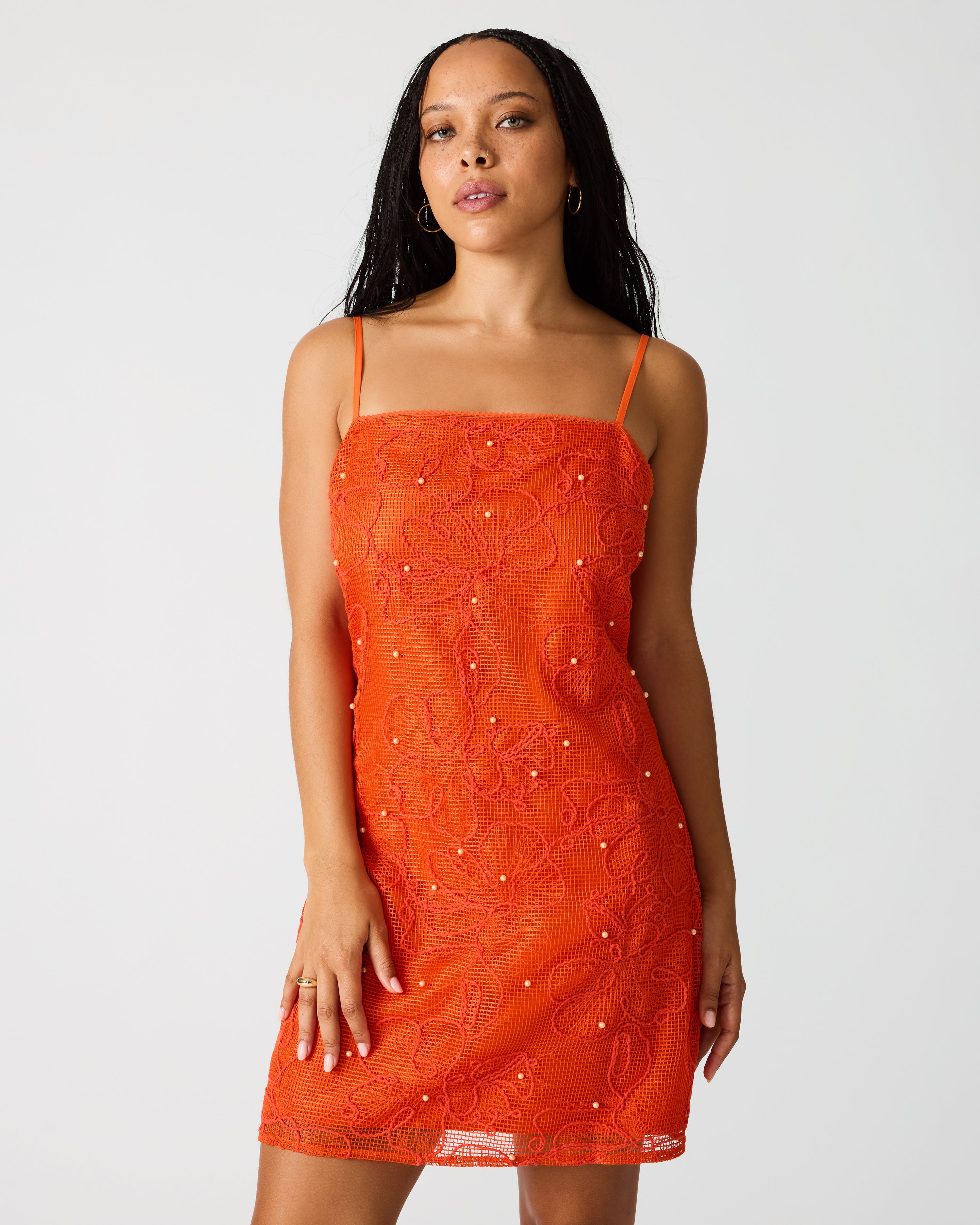 Steve Madden Women's Maureene Dress - Red - Mini Dresses Steve Madden Women's Maureene Dress - Red - Mini Dresses