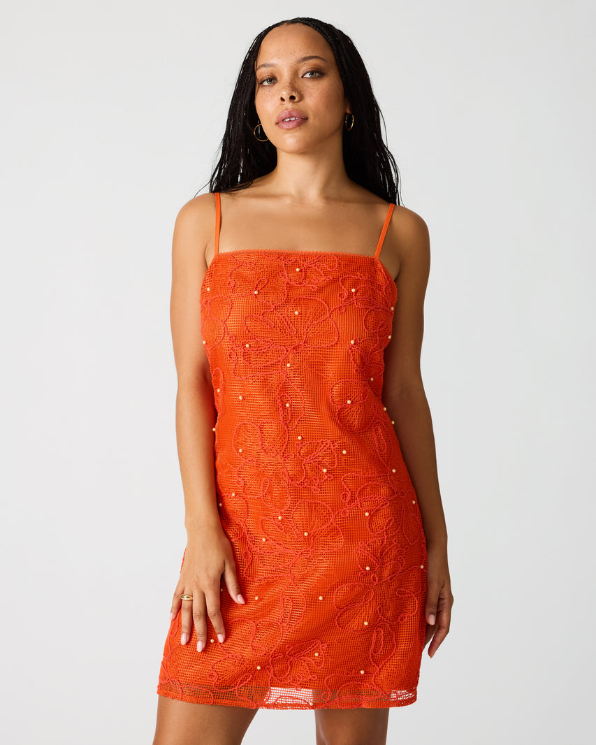MAUREENE DRESS SALSA RED - view 7