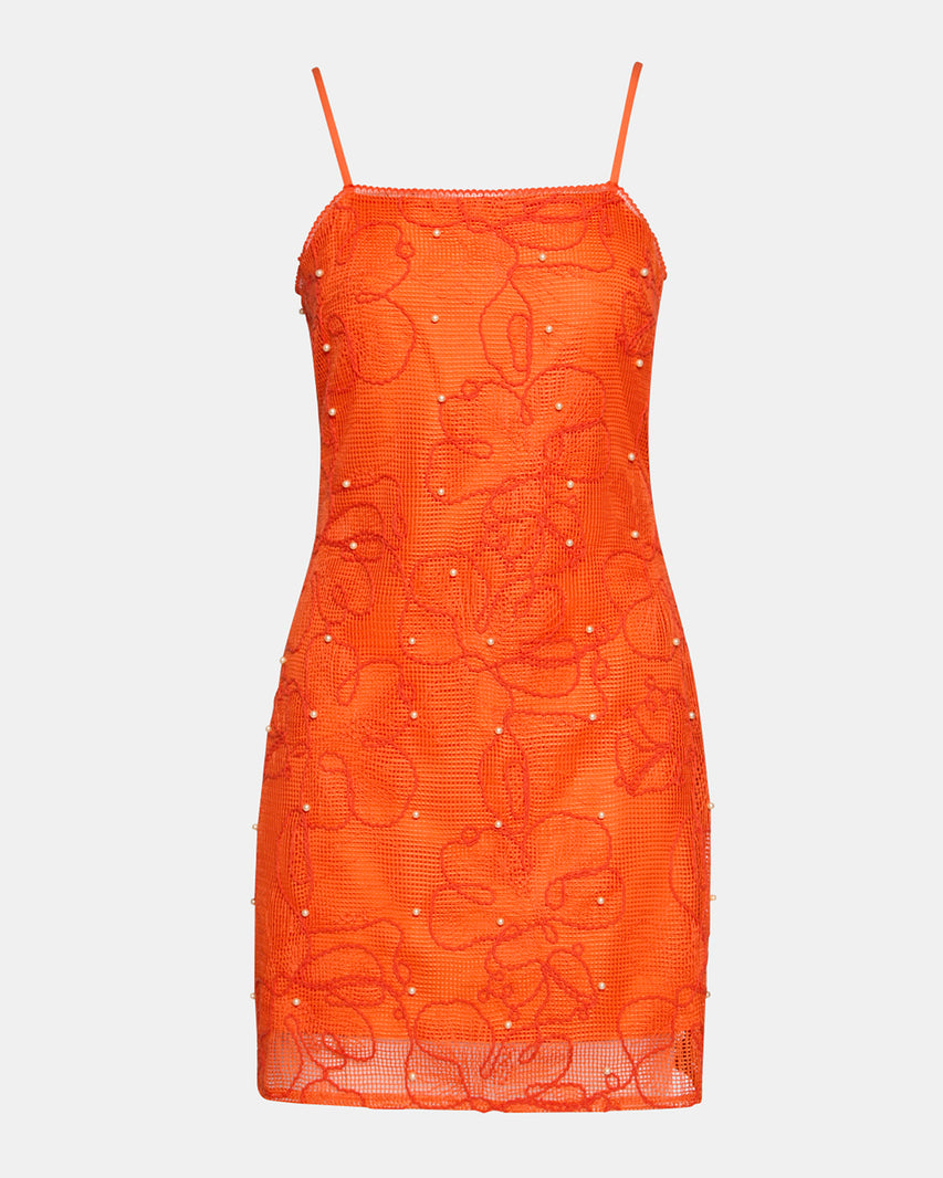 MAUREENE DRESS SALSA RED - view 6