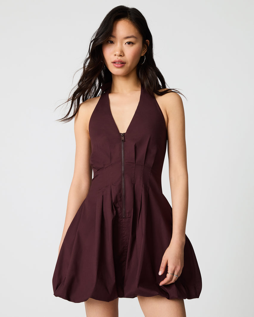 DIANNA DRESS CHOCOLATE - view 2