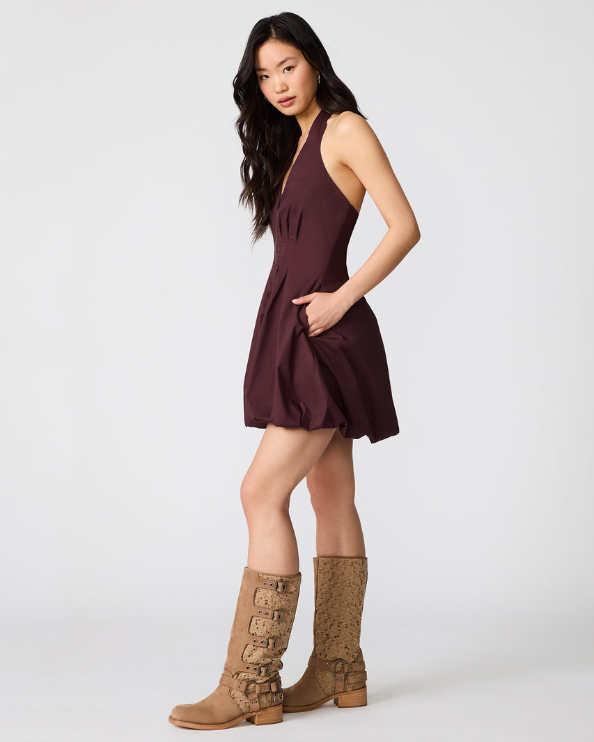 DIANNA DRESS CHOCOLATE - view 3