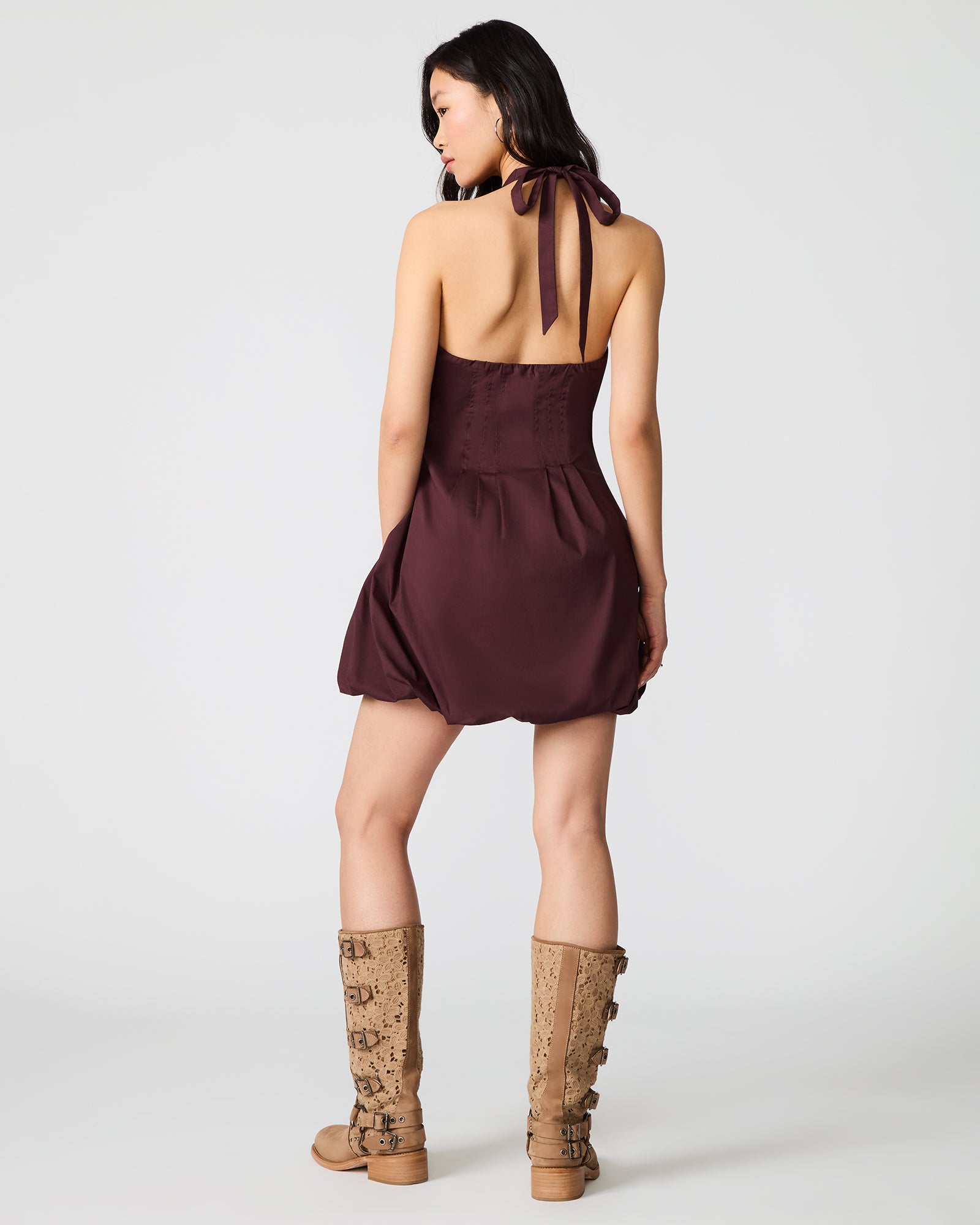DIANNA DRESS CHOCOLATE - view 5
