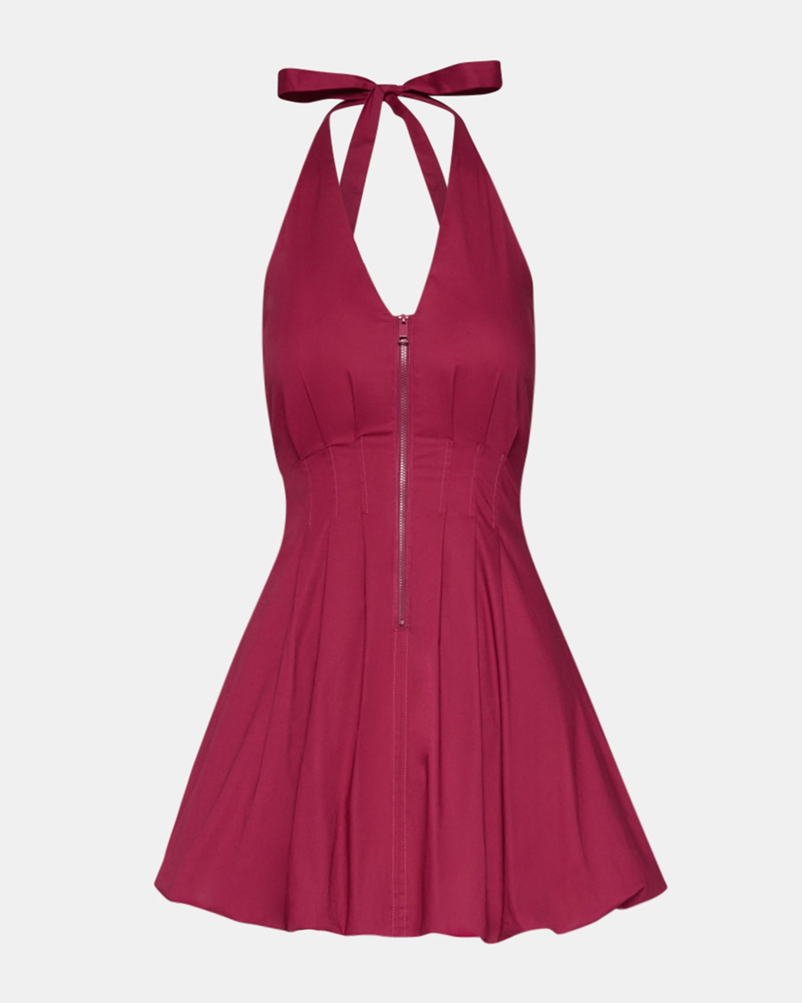 DIANNA DRESS DARK RED - view 7