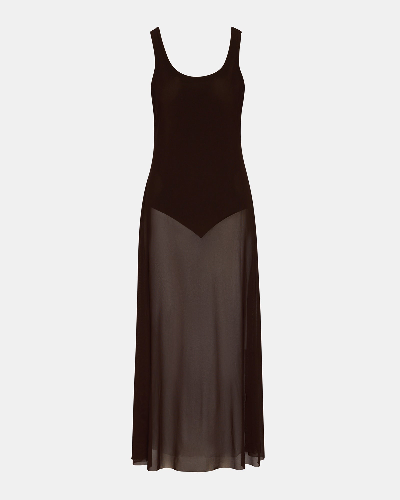 SHARLENE DRESS CHICORY COFFEE - view 7