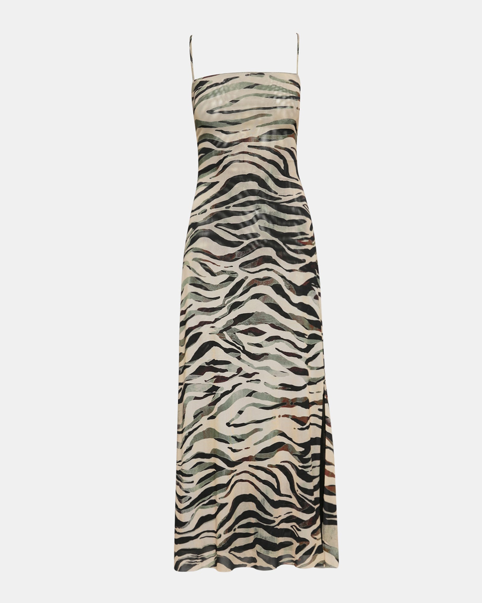 ADELLA DRESS CARAMEL ZEBRA - view 11