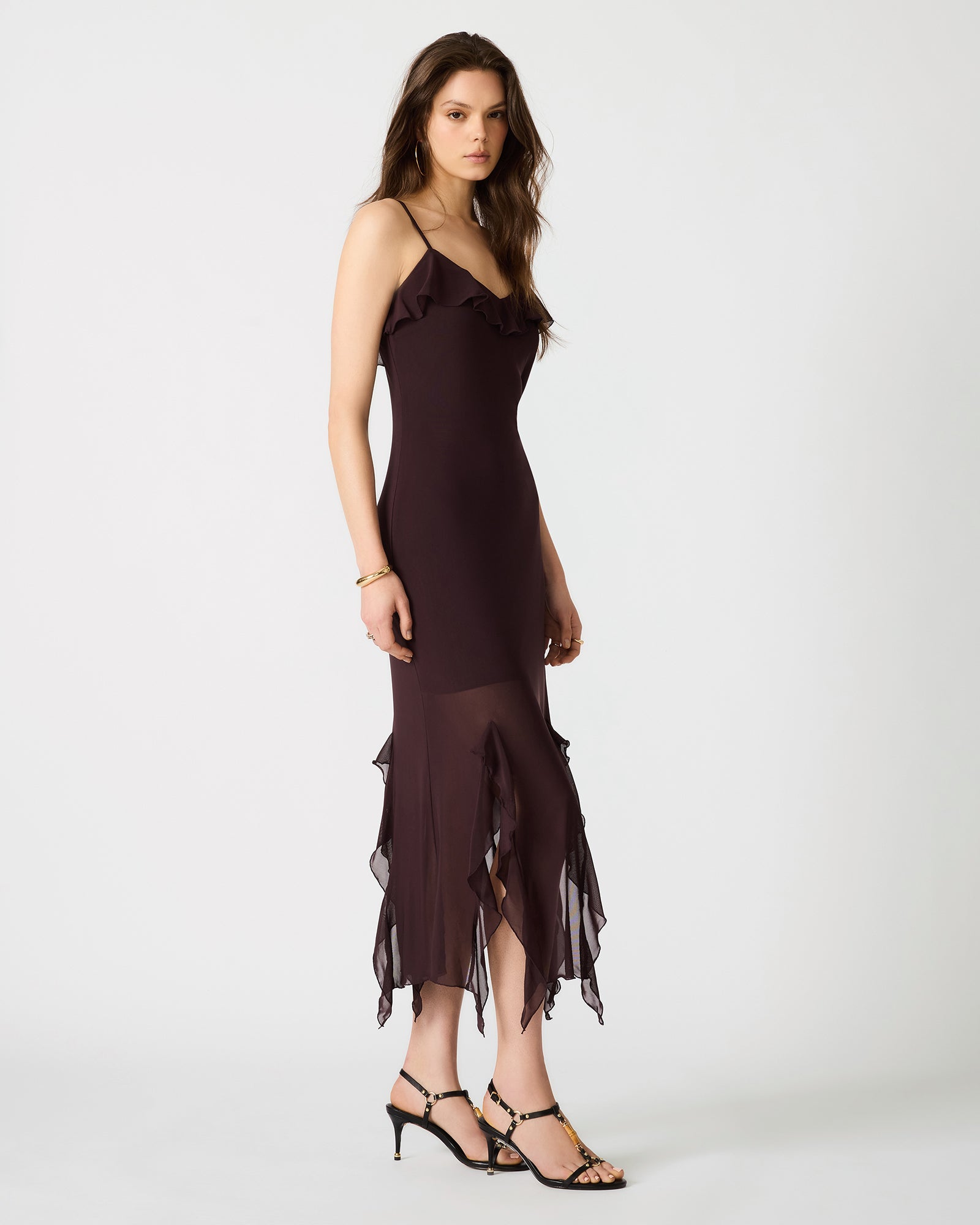 MARIANE DRESS CHOCOLATE - view 2