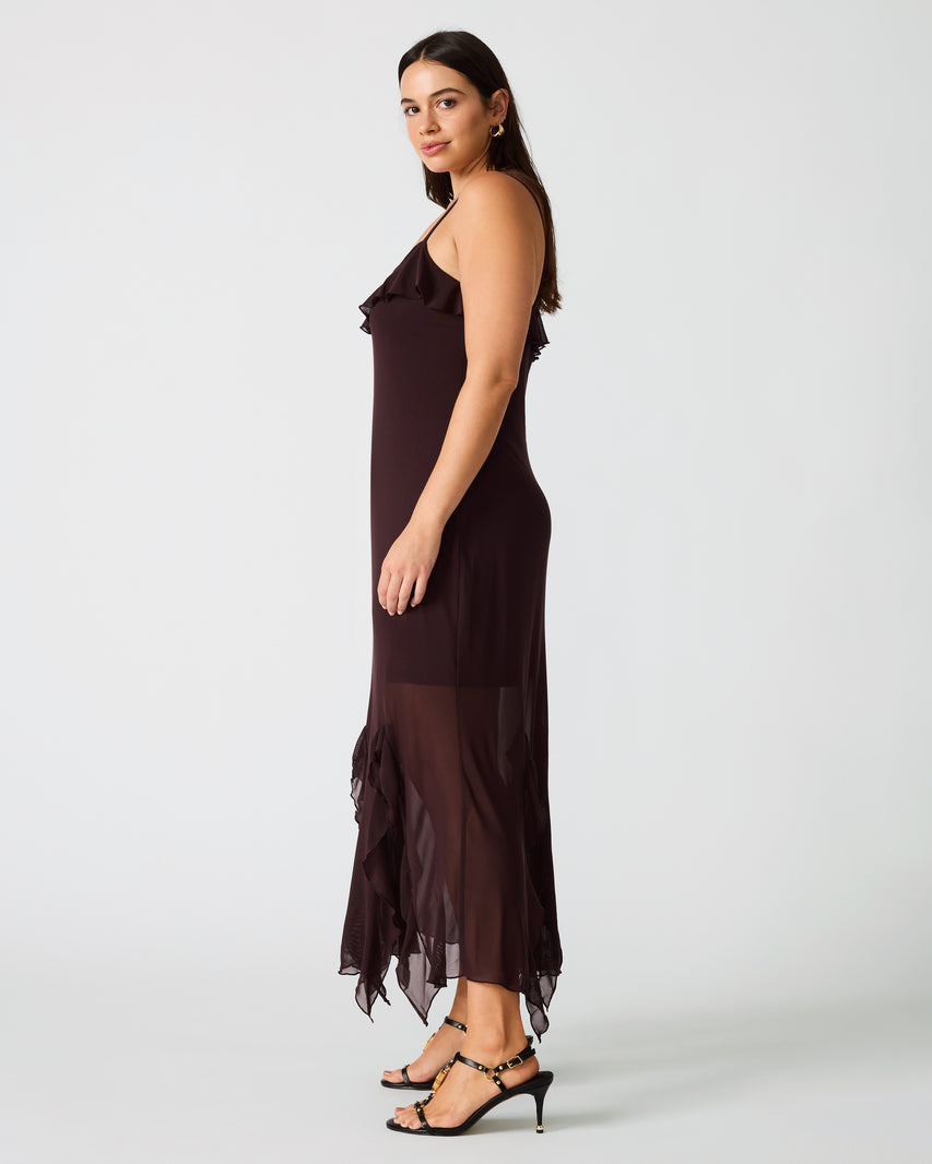 MARIANE DRESS CHOCOLATE - view 8