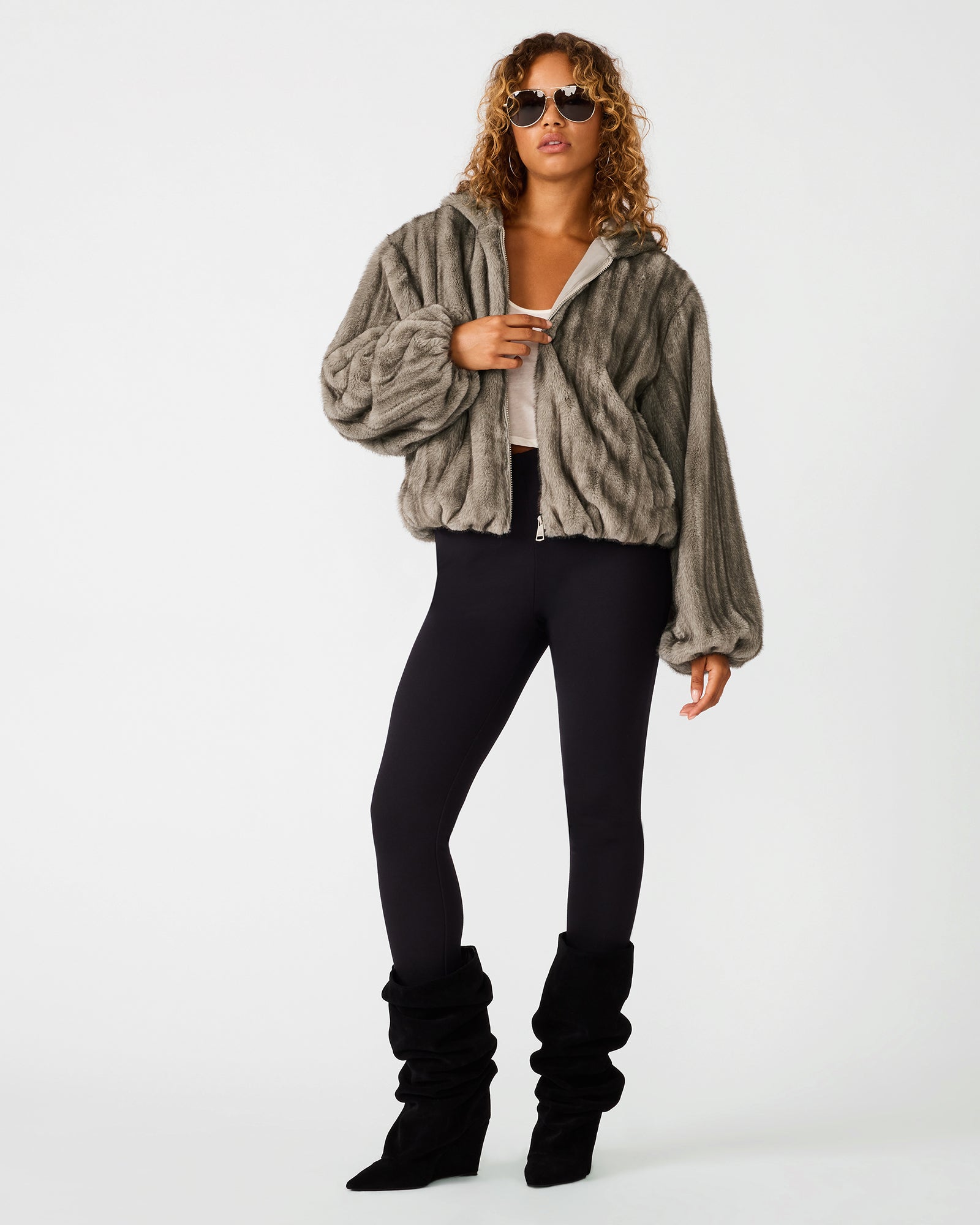 MAVIS JACKET SILVER GREY - view 5
