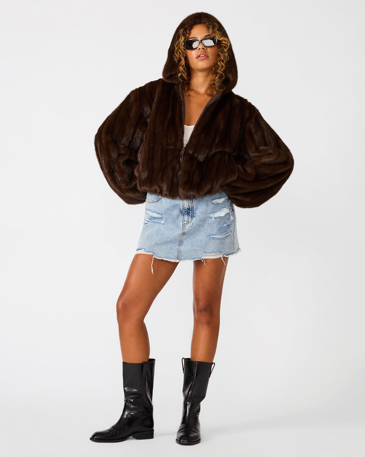 MAVIS JACKET WOLF BROWN - view 5