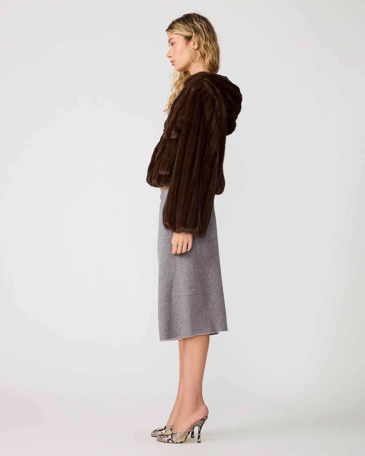 MAVIS JACKET WOLF BROWN - view 3
