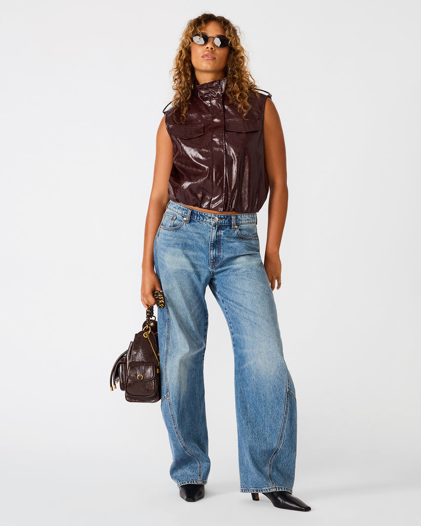 LUXIE VEST DEEP FIG - view 7