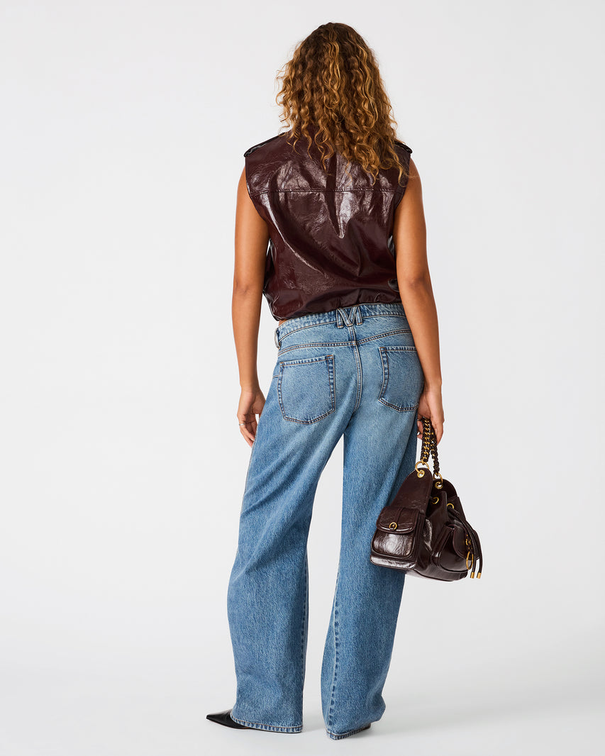 LUXIE VEST DEEP FIG - view 8