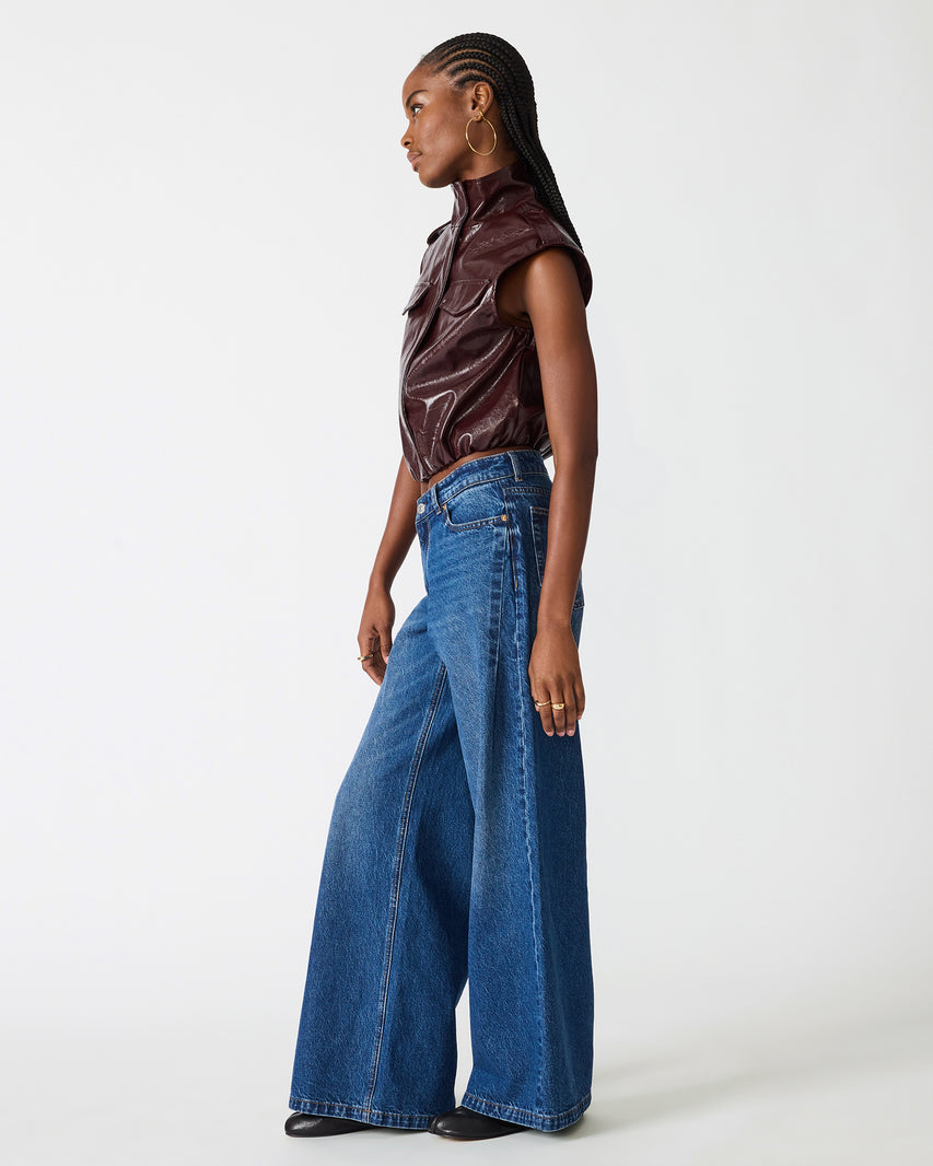 LUXIE VEST DEEP FIG - view 3