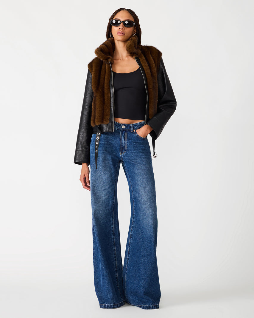 RYLAND JACKET FUR PRINT