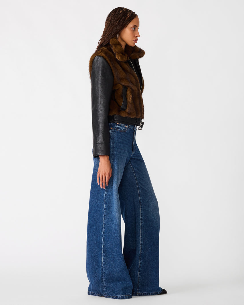 RYLAND JACKET FUR PRINT - view 3