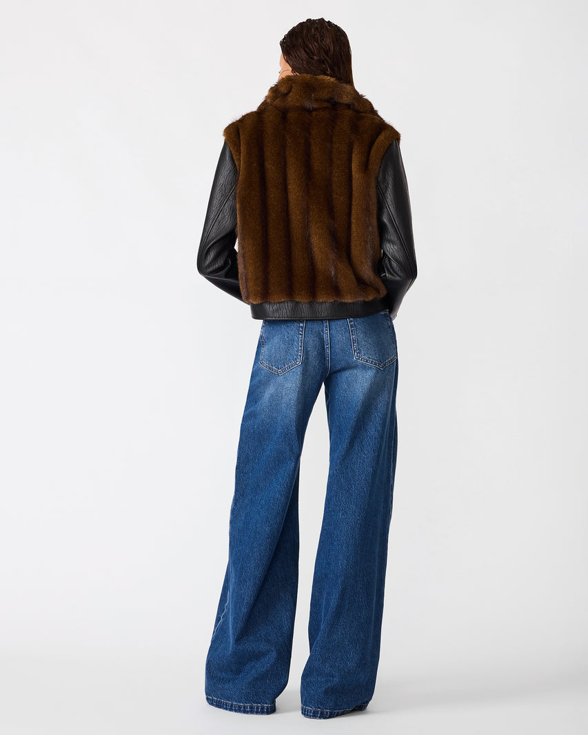 RYLAND JACKET FUR PRINT - view 4