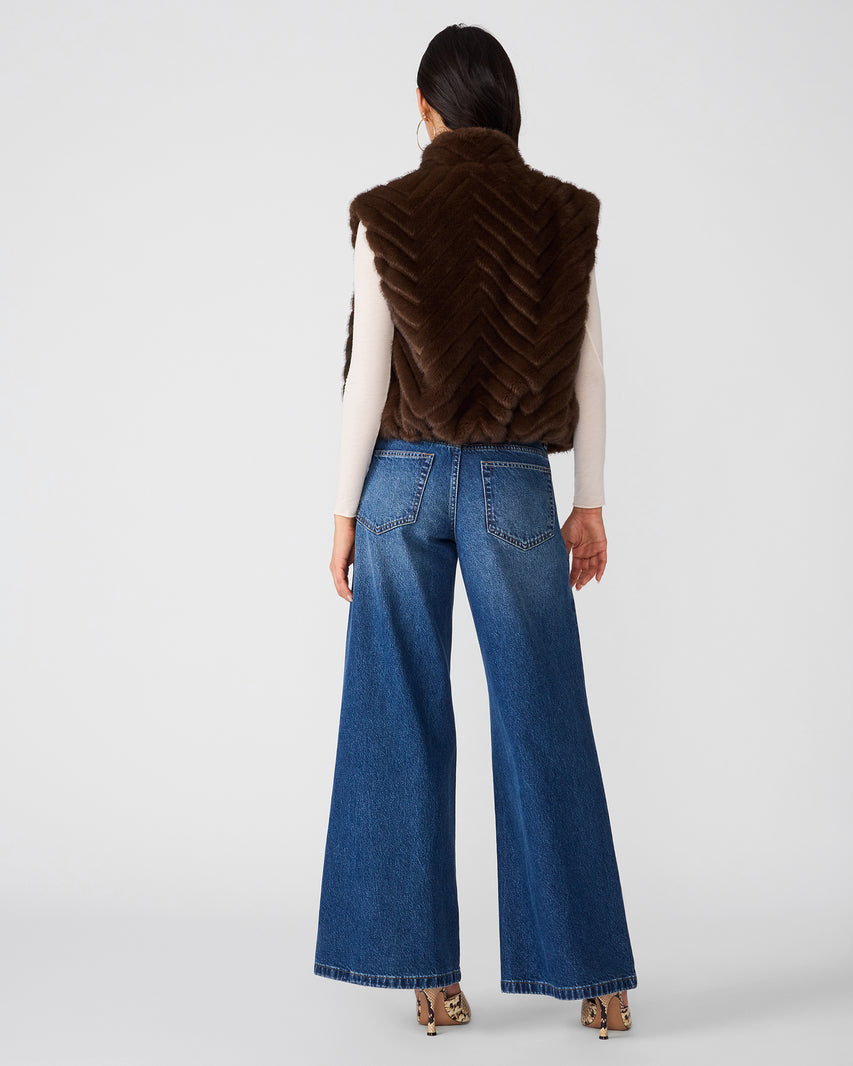 LUXIE VEST DARK ESPRESSO - view 4