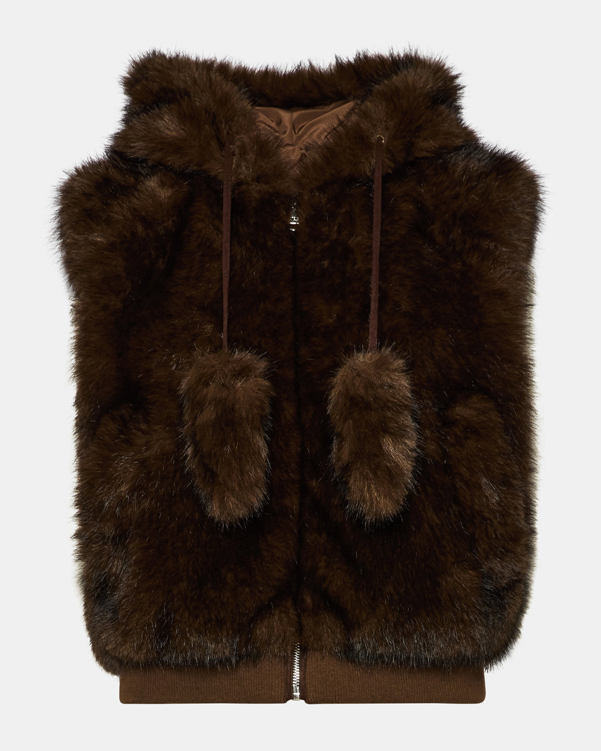 SOPHEE VEST FOSSIL BROWN - view 9