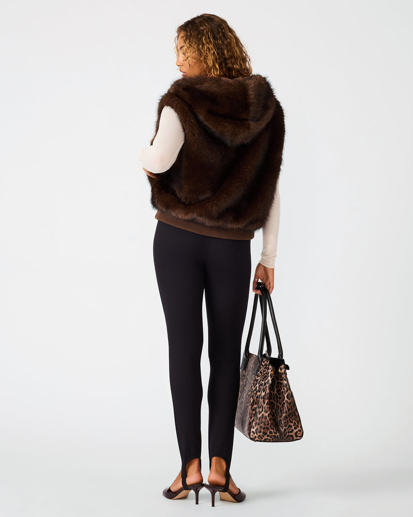 SOPHEE VEST FOSSIL BROWN - view 6