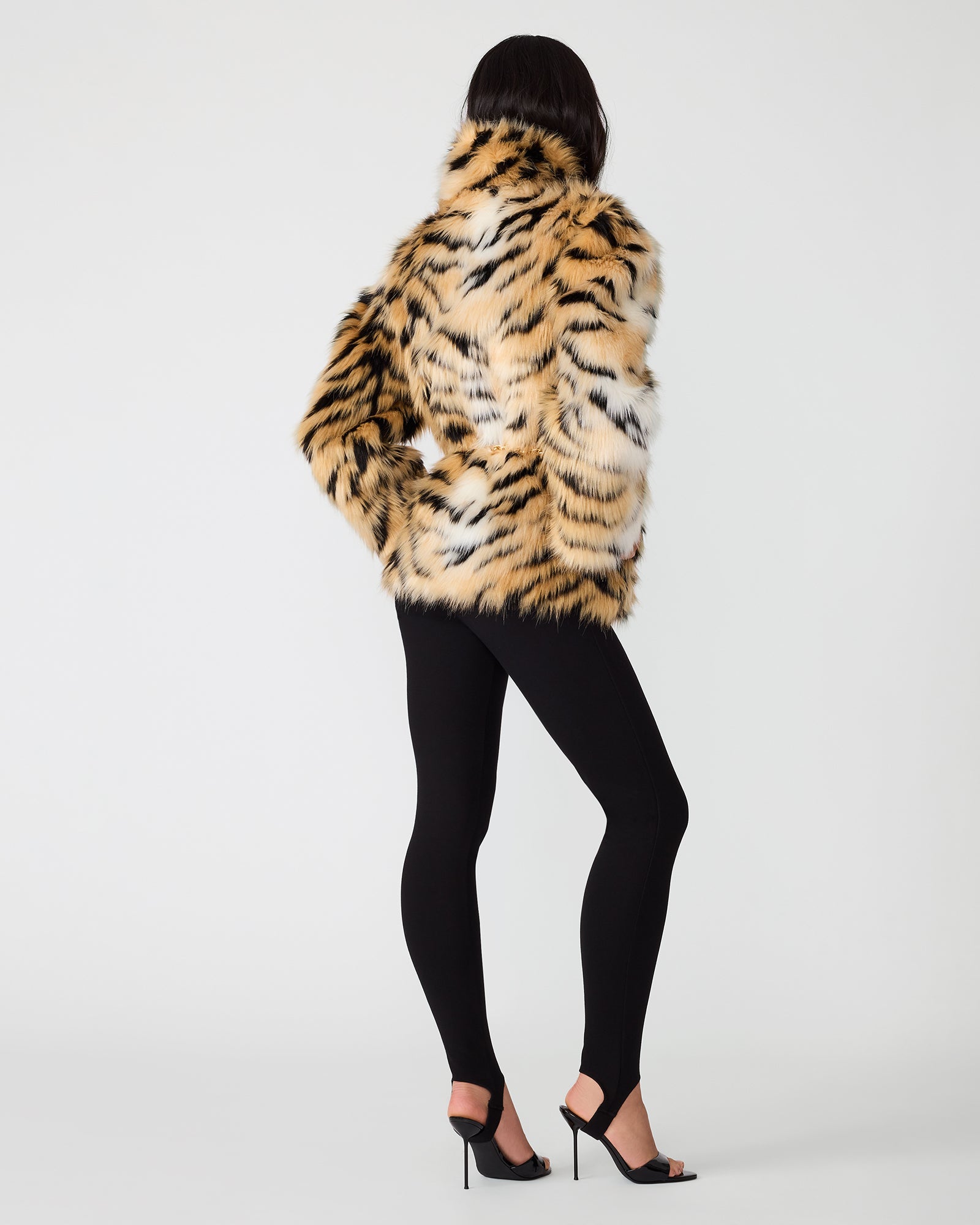 ALEXX COAT BLACK MULTI - view 4