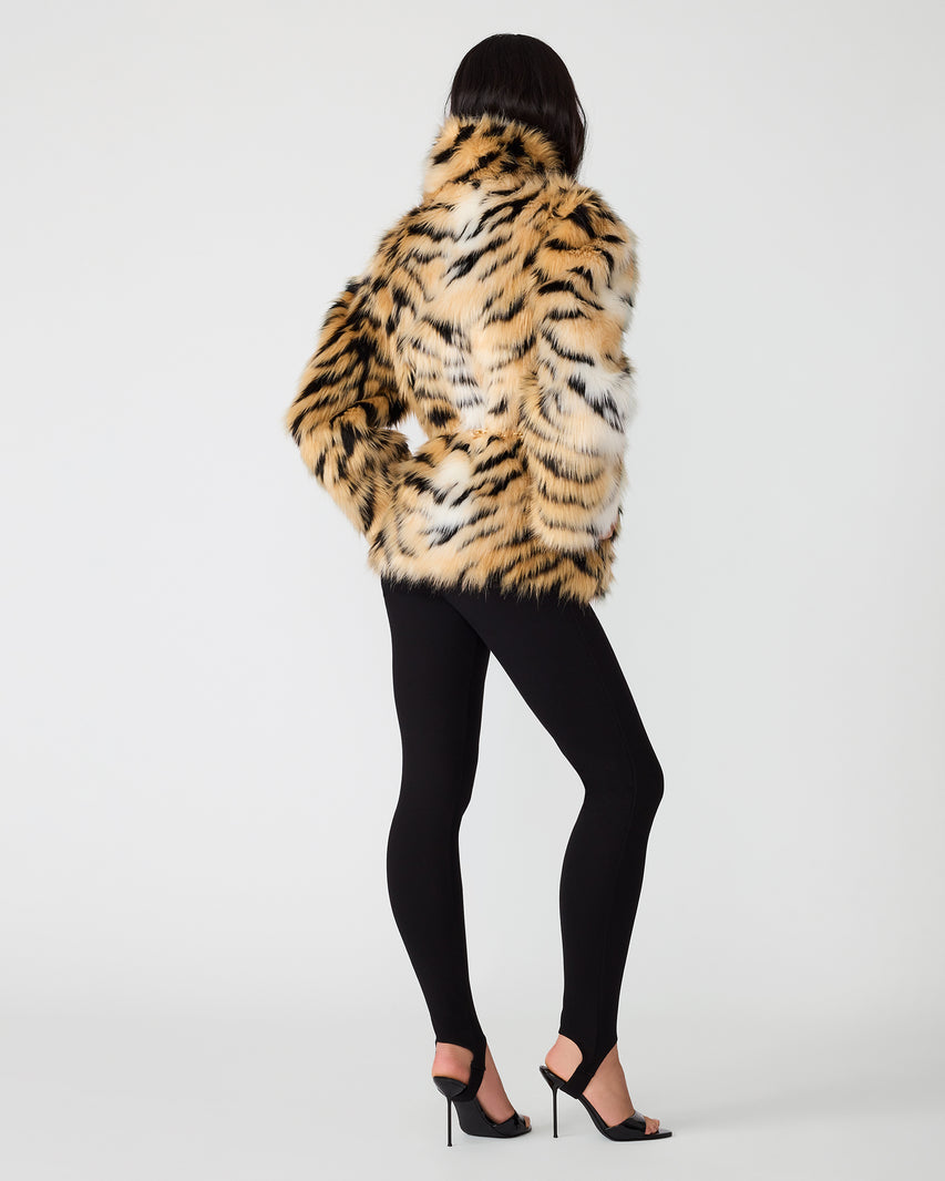 ALEXX COAT BLACK MULTI - view 4